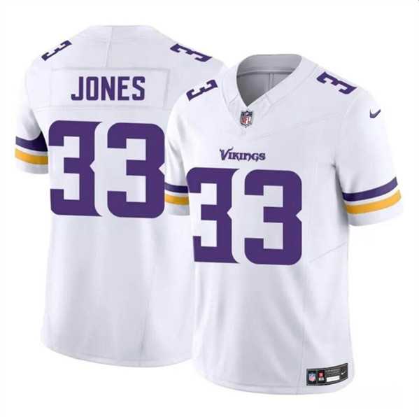 Men & Women & Youth Minnesota Vikings #33 Aaron Jones White F.U.S.E. Vapor Untouchable Limited Stitched Jersey->minnesota vikings->NFL Jersey